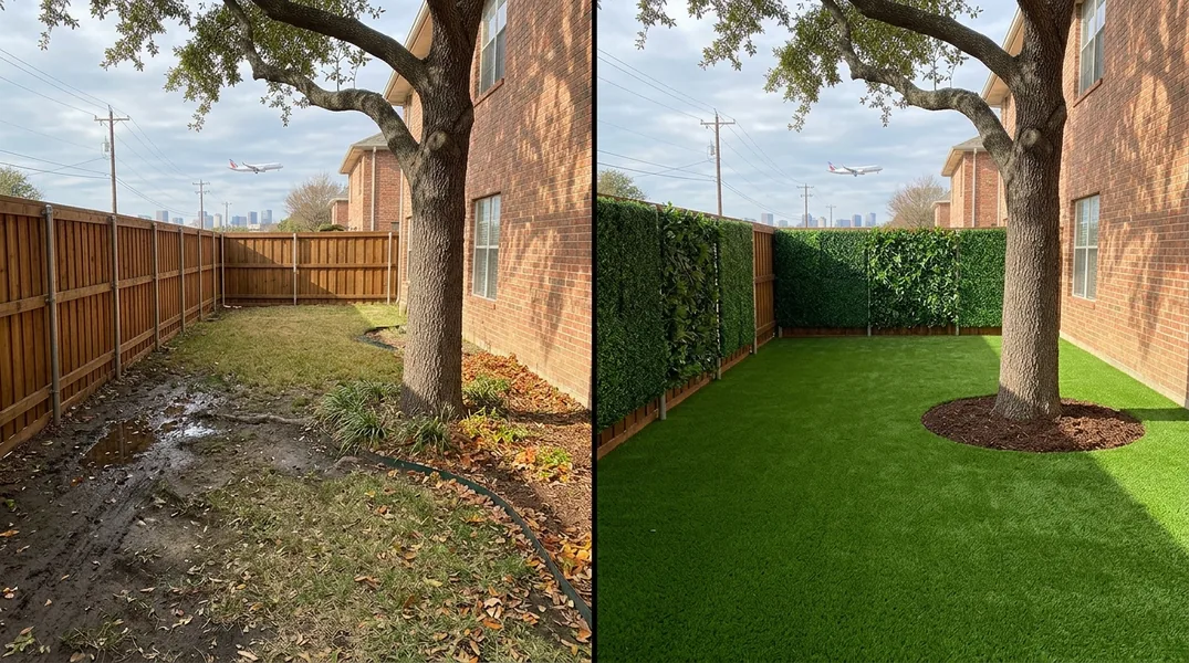 Result artificial grass installation in Irving - Irving Turf Installation